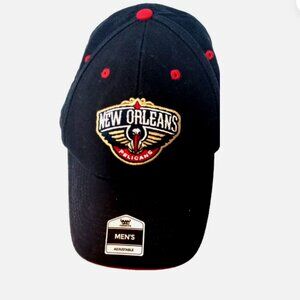 New Orleans Pelicans Snapback Hat Black NBA Fan Favorites Hardwood Classics Cap